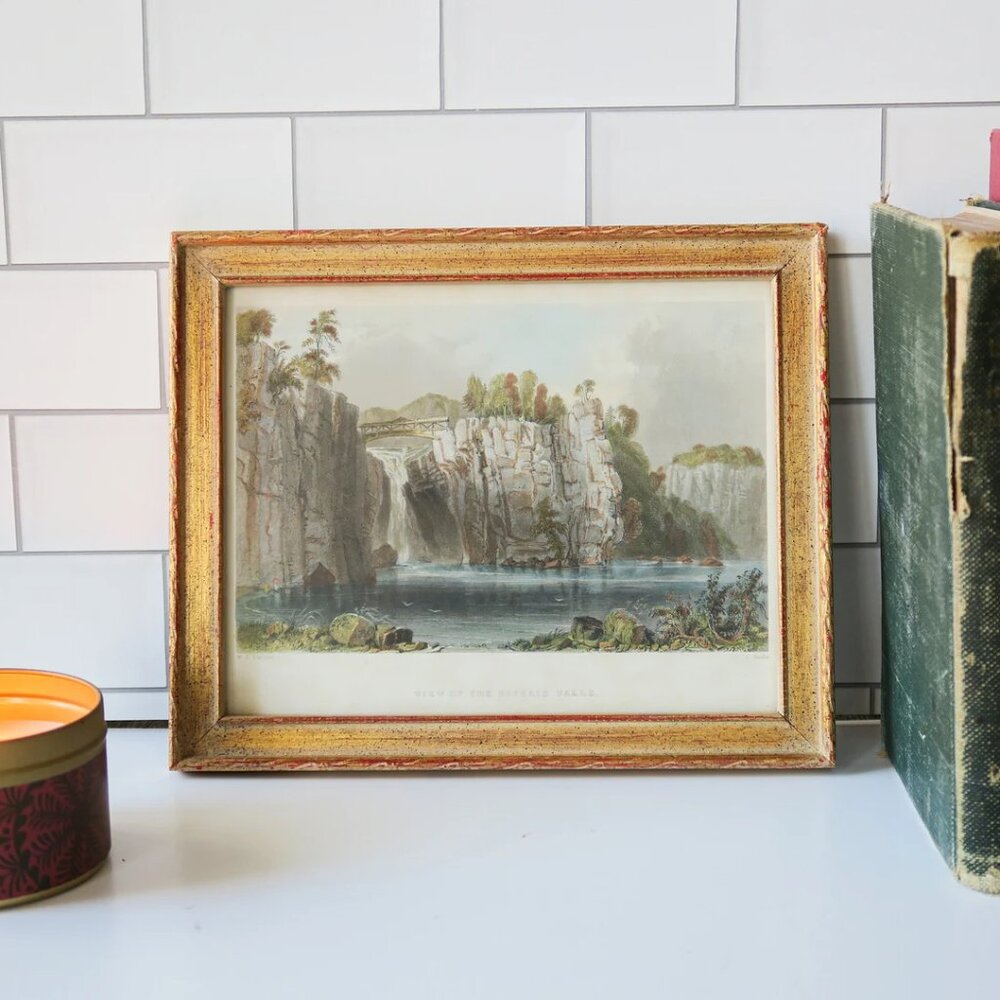 Vintage 1800 Art Print, William Henry Bartlett, Early 19th Century Art